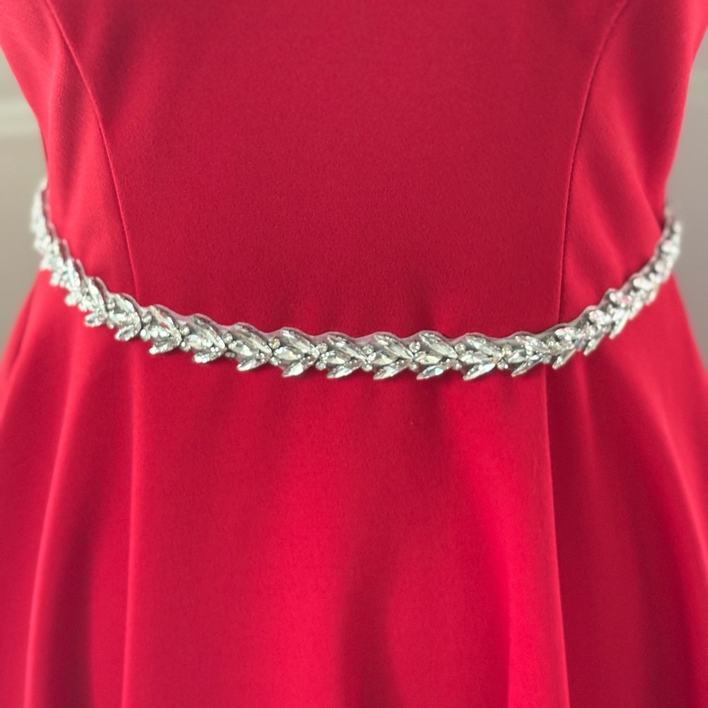 Elegant Silver Embellished Belt